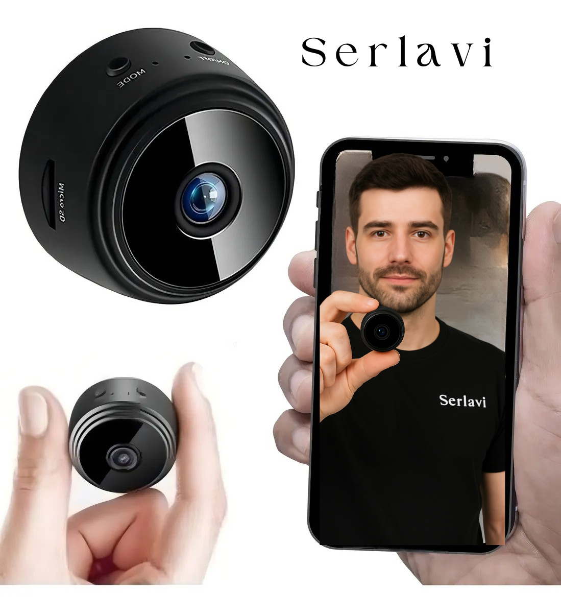 EspíaCam Compact  Mini cámara vigilancia HD