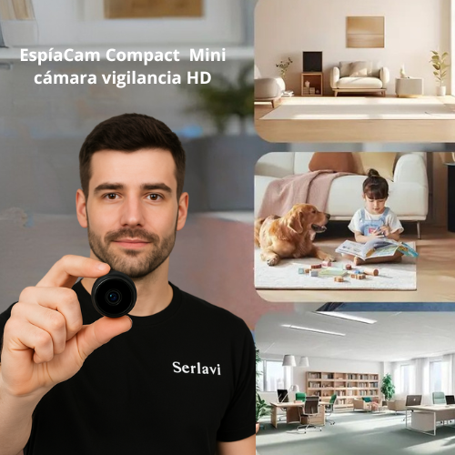 EspíaCam Compact  Mini cámara vigilancia HD